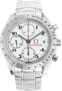 Omega Speedmaster Date 323.10.40.40.04.001 Stainless steel White