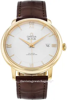 Omega De Ville Prestige 424.53.40.20.02.002 Yellow gold Silver