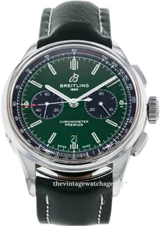 Breitling for Bentley AB0118A11L1X1 Stainless steel Green