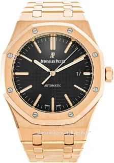 Audemars Piguet Royal Oak 15400OR.OO.1220OR.01 Rose gold Black