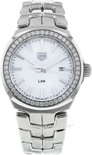 TAG Heuer Link Lady WBC1314.BA0600 32mm Stainless steel White