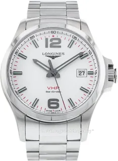 Longines Conquest V.H.P. L3.726.4.76.6 Stainless steel White