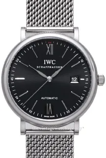 IWC Portofino IW356506 Stainless steel Black