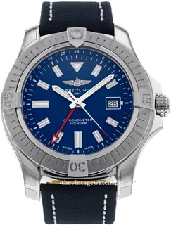 Breitling Avenger A32395101C1X2 43mm Stainless steel Blue