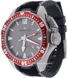 Hamilton Khaki Navy Frogman H77805380 Titanium Gray