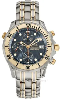 Omega Seamaster Diver 300M 2398.80.00 Yellow gold and Stainless steel Blue