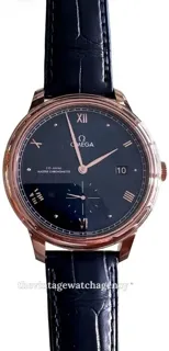 Omega De Ville 434.53.41.20.03.001 Rose gold Blue