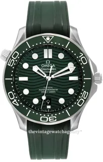 Omega Seamaster Diver 300M 210.32.42.20.10.001 Stainless steel Green