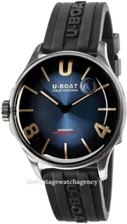 U-Boat Darkmoon 9021 40mm Stainless steel Blue