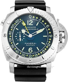 Panerai Submersible PAM 00307 47mm Titanium Blue