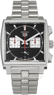 TAG Heuer Monaco CBL2113.BA0644 39mm Stainless steel Black