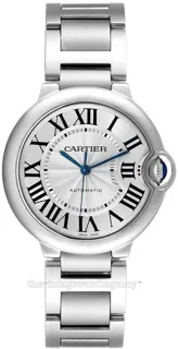 Cartier Ballon Bleu W6920046 Stainless steel White