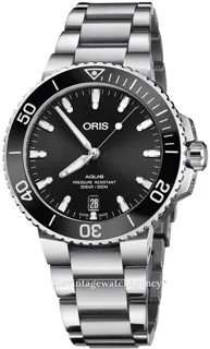 Oris Aquis Date 01 733 7732 4134-07 8 21 05PEB Stainless steel Black