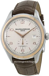 Baume & Mercier Clifton M0A10139 41mm brushed/polished steel Silver