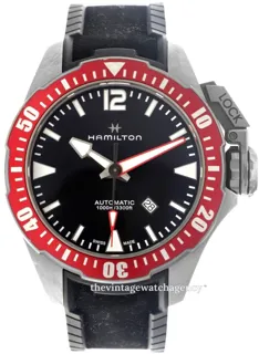 Hamilton Khaki Navy H77805335 Titanium Black