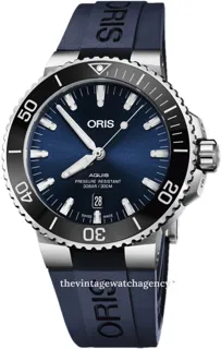 Oris Aquis 01 733 7730 4135-07 4 24 65EB Stainless steel blue