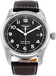 Longines Spirit L3.811.4.53.0 Stainless steel Black