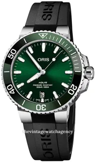 Oris Aquis Date 01 733 7732 4157-07 4 21 64FC Stainless steel Green