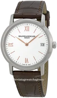 Baume & Mercier Classima M0A10147 33mm brushed/polished steel Silver