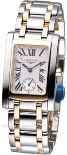 Longines DolceVita L5.502.5.71.7 Rose gold and Stainless steel Silver