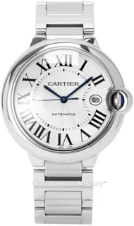 Cartier Ballon Bleu 42mm W69012Z4 Stainless steel Silver