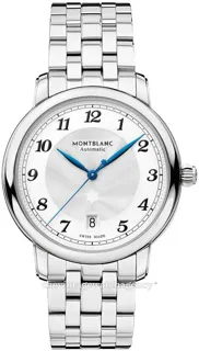 Montblanc Star 117323 39mm brushed/polished steel Silver