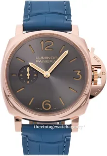 Panerai Luminor Due PAM 00677 Red gold Gray