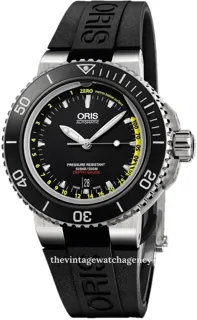 Oris Aquis Depth Gauge 01 733 7675 4154-Set RS Stainless steel Black