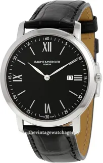 Baume & Mercier Classima MOA10098 39mm brushed/polished steel Black