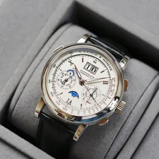 A. Lange & Söhne Datograph 410.025 41mm Platinum Silver