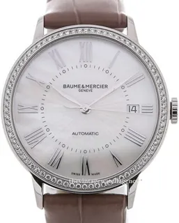 Baume & Mercier Classima M0A10222 36.5mm brushed/polished steel White