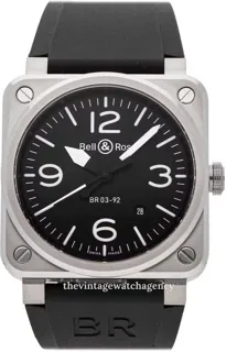 Bell & Ross Instruments BR0392-BLC-ST 42mm Stainless steel Black