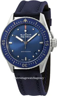 Blancpain Fifty Fathoms 5100-1140-O52A 38mm Stainless steel Blue