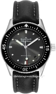 Blancpain Fifty Fathoms 5100B-1110-B52A 38mm Stainless steel Black