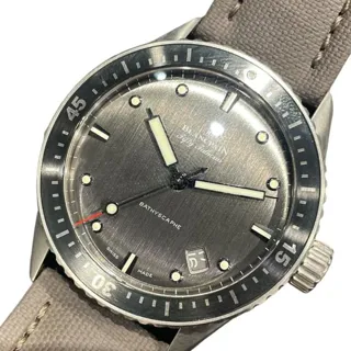 Blancpain Fifty Fathoms Bathyscaphe 5000-1210-G52A 43mm Titanium Gray