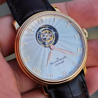 Blancpain Villeret 66228-3642-55B 40mm Red gold White