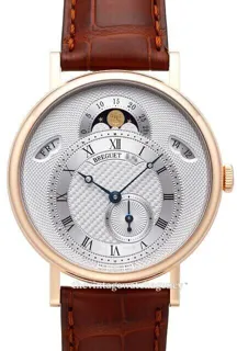 Breguet Classique 7337BR/1E/9V6 39mm Rose gold Silver and White