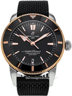 Breitling Superocean Heritage UB2030121B1S1 Stainless steel and Red gold Black