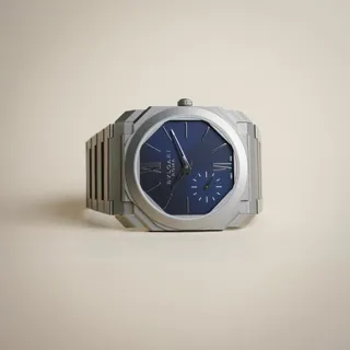 Bulgari Octo 103766 40mm Titanium Blue