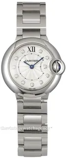 Cartier Ballon Bleu 28mm WE902073 Stainless steel Silver