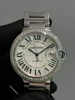 Cartier Ballon Bleu de Cartier WE9009Z3 White gold Silver