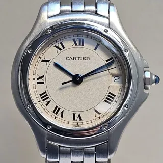 Cartier Cougar 987906 26mm Stainless steel White