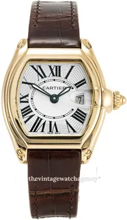 Cartier Roadster W62018Y5 36mm 18 carat yellow gold Silver