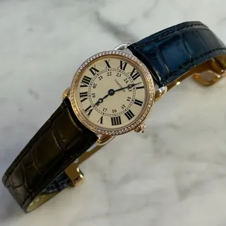 Cartier Ronde Louis Cartier 2886 28mm Rose gold White