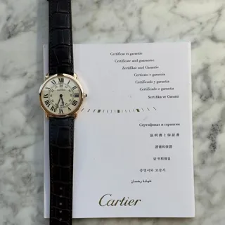 Cartier Ronde Louis Cartier 36mm Rose gold White