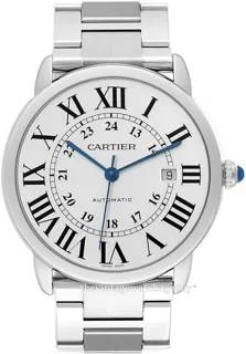 Cartier Ronde Solo de Cartier W6701011 42mm brushed/polished steel Silver