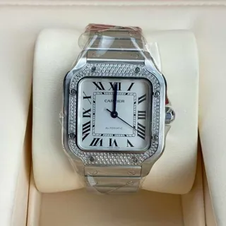 Cartier Santos de Cartier W4SA0005 35mm Stainless steel Silver