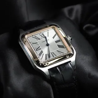 Cartier Santos Dumont W2SA0017 46.5mm Stainless steel Silver