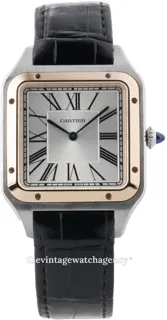 Cartier Santos Dumont W2SA0017 34mm Stainless steel Silver