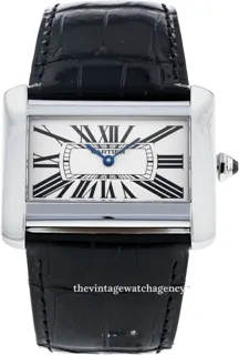 Cartier Tank Divan W6300655 steel Silver